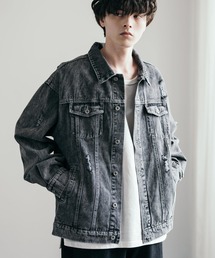 Rocky Monroe デニムジャケット gジャン オーバーサイズダメージ