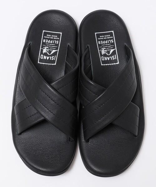 レザー サンダル スリッパタイプ 上質シープスキン 1519 ISLAND SLIPPER - 【ラスト1点】IB8903HL HORWEEN LEATHER