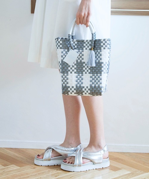 かごバッグ カゴバッグ WOVEN (ウーヴン) / メキシコ製 2WAY ミニ かごバッグ カゴバッグ WOVEN (ウーヴン) / メキシコ製 2WAY ミニ