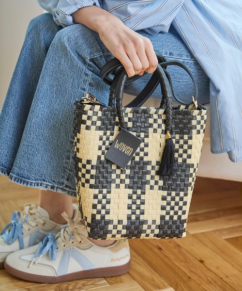 かごバッグ カゴバッグ WOVEN (ウーヴン) / メキシコ製 2WAY ミニ