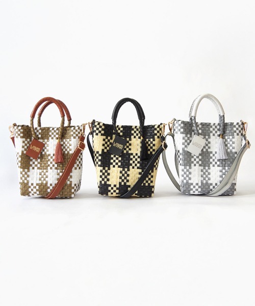 かごバッグ カゴバッグ WOVEN (ウーヴン) / メキシコ製 2WAY ミニ