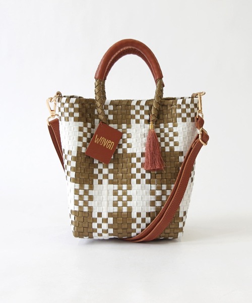 かごバッグ カゴバッグ WOVEN (ウーヴン) / メキシコ製 2WAY ミニ