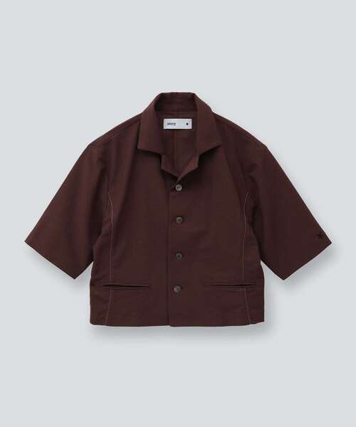 ブラウス シャツ 「SET UP」STITCH SHORT SHIRT レディース
