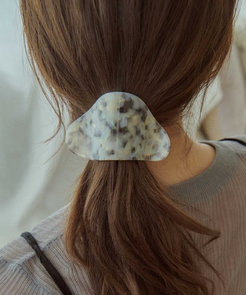 ◆AQUARELA BRASIL◆ゴールドドットトライアングル♪カップ付 GOLDY ヘアクリップ ニュアンス トライアングル アセチ ヘアー