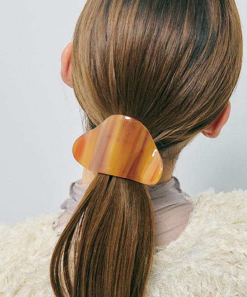 ◆AQUARELA BRASIL◆ゴールドドットトライアングル♪カップ付 GOLDY ヘアクリップ ニュアンス トライアングル アセチ ヘアー