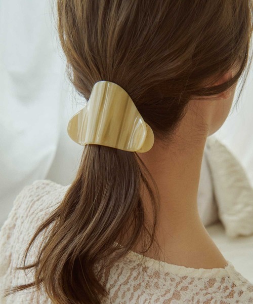 GOLDY（ゴールディ） ヘアクリップ ニュアンス トライアングル アセチ