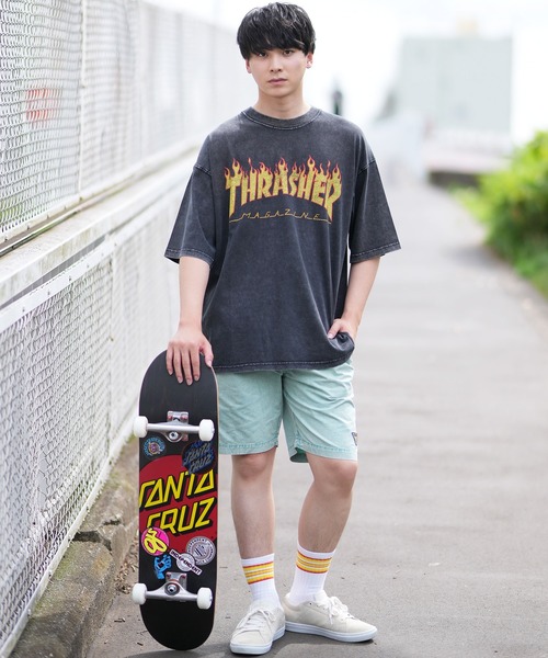 THRASHER tシャツ 「ムラサキスポーツ限定」THRASHER