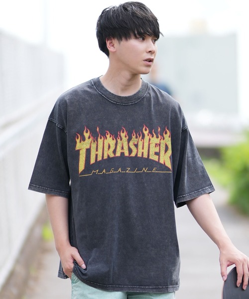 THRASHER tシャツ 「ムラサキスポーツ限定」THRASHER