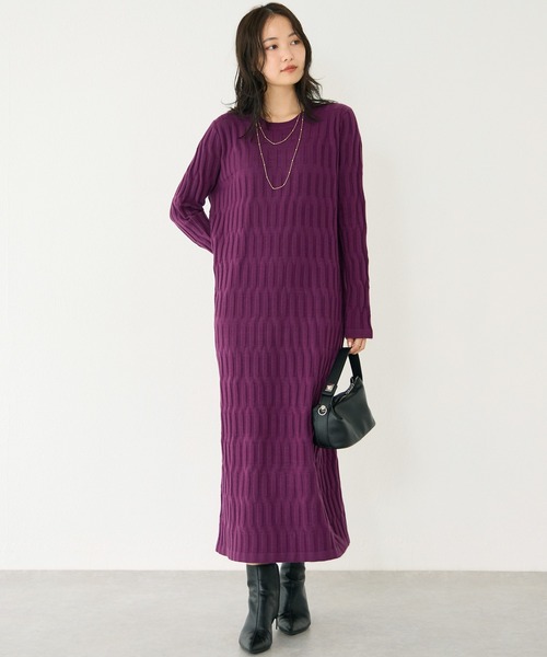 美品 ジャンバティスタヴァリ フラワーモチーフ ケミカルレース ドレス