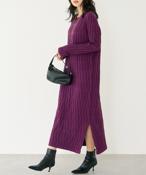 ロシャス ROCHAS Premiere シルク ワンピース 花柄 フラワー 転写