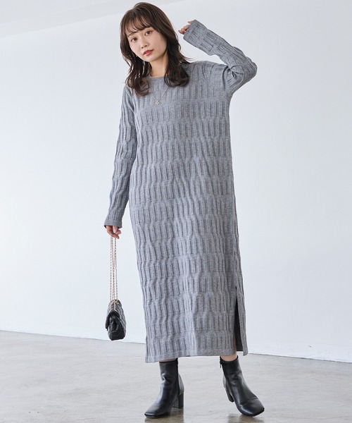 フォクシー Dress Silver Lily ワンピース ノースリーブ 40 フォクシー  