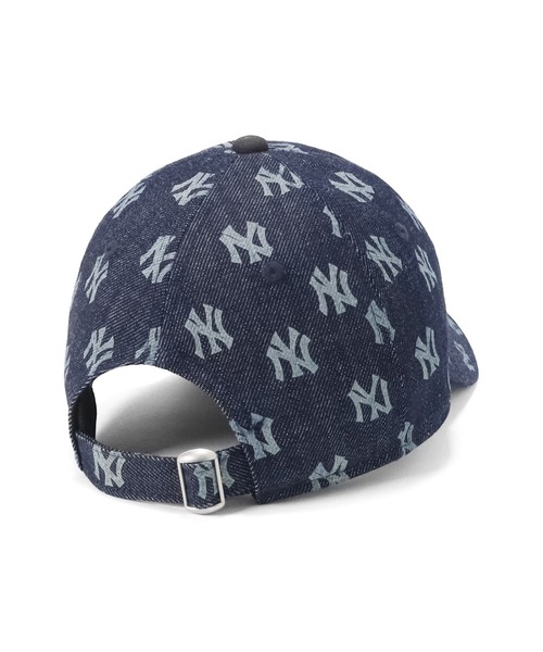 NEW ERA キャップ 帽子 ニューエラキッズ MLB デニムモノグラム