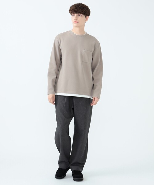 【極美品】BEAMS PLUS 1タック テーパード トラウザーズ パンツ M 極美品】BEAMS PLUS 1タック テーパード トラウザーズ パンツ M