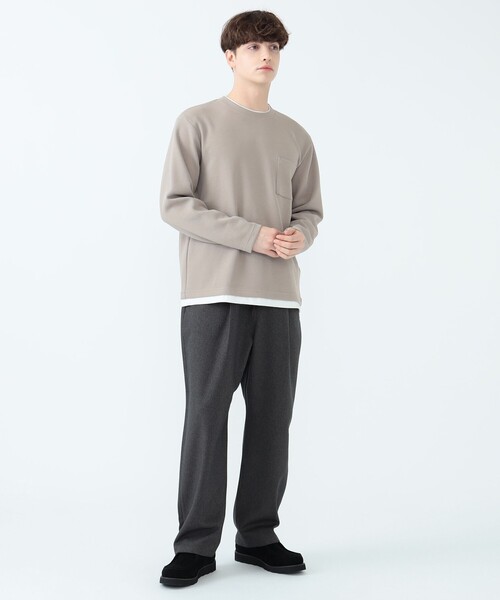 BEAMS HEART（ビームス ハート） パンツ ワンタック ワイド テーパード