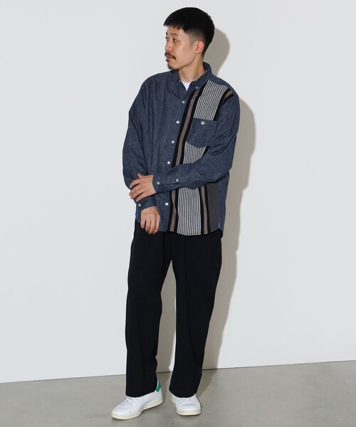 t*3様 ビームス　定番テーパードパンツ　XL　三本セット　黒　ベージュ　チャコ B:MING by BEAMS（ビーミング by ビームス）タック ワイドパンツ