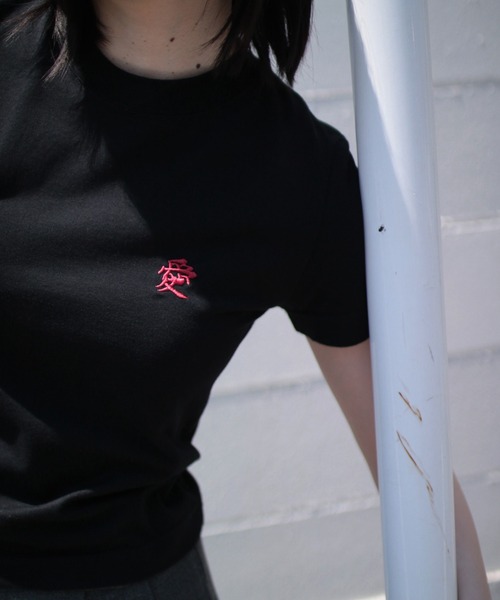 G.V.G.V. tシャツ LOVE AND LIE EMBROIDERY H/S TEE レディース