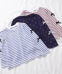 tシャツ スカラップリボンTシャツ キッズ 子...の詳細画像1
