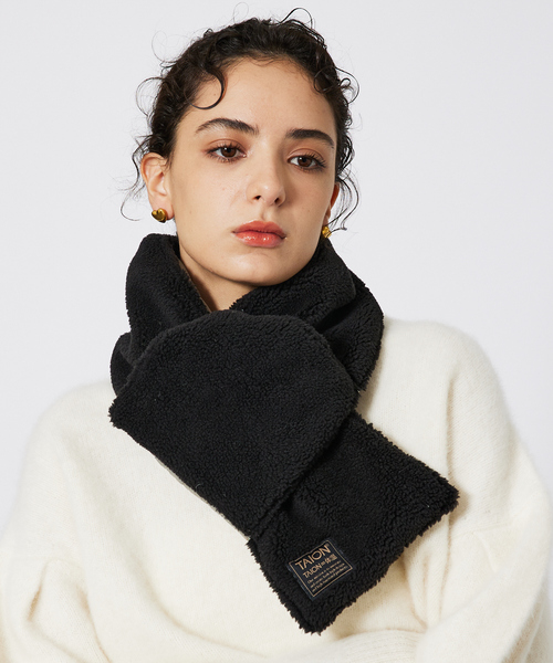 極美品❗️KAPOK KONT × HERALBONY ダウンマフラー　希少 KAPOK KNOT×HERALBONY ] ART DOWN STOLE