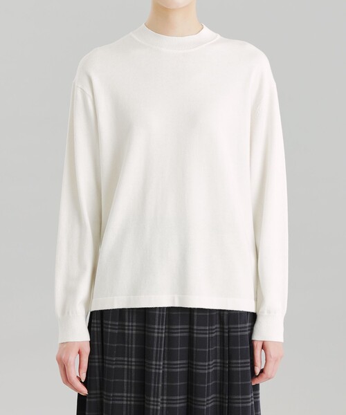 ニット セーター GREY LABEL ウールコットンモックネックニット レディース MACKINTOSH PHILOSOPHY ニット セーター GREY LABEL ウール