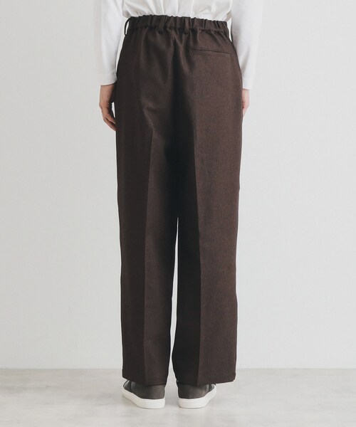 THE SHOP TK パンツ ツータックワイドストレートスラックス