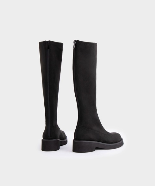 CHARLES ＆ KEITH ブーツ チャンキーソール ロングブーツ
