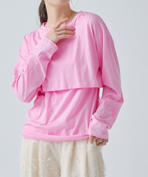 WHYTO tシャツ 「WHYTO. / ホワイト」 LAYERED SET TEE