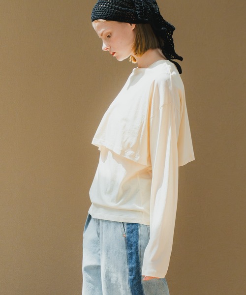 WHYTO tシャツ 「WHYTO. / ホワイト」 LAYERED SET TEE