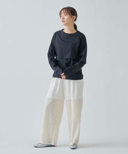 tシャツ 「WHYTO. / ホワイト」 LAYERED SET TEE レディース WHYTO tシャツ 「WHYTO. / ホワイト」 LAYERED SET TEE