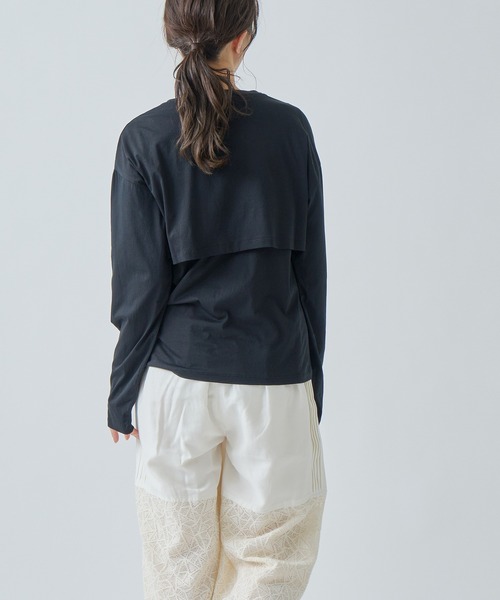 WHYTO tシャツ 「WHYTO. / ホワイト」 LAYERED SET TEE