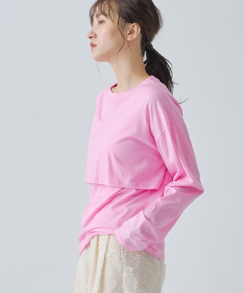 tシャツ 「WHYTO. / ホワイト」 LAYERED SET TEE レディース WHYTO tシャツ 「WHYTO. / ホワイト」 LAYERED SET TEE