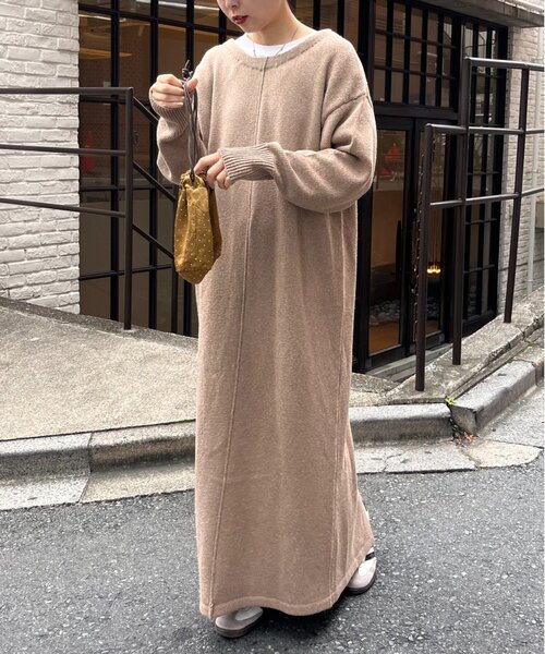 FENDI ニットワンピース　ユカさん専用 FENDI フェンディ FZDA17 ズッカ柄 FF ニット ワンピース ピンク