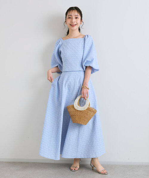 La boutique BonBon フレアジャガードスカート La boutique Bonbon スカート 「セットアップ可」フレア