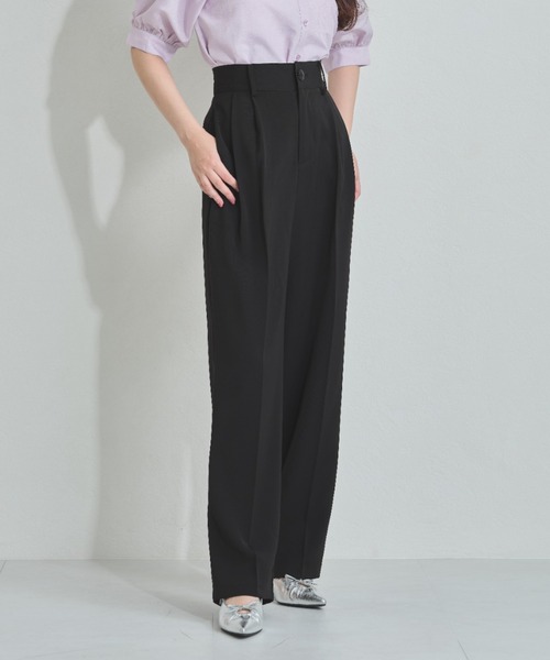 MISCH MASCH パンツ WEB限定 2025春夏新作 2タックワイドパンツ