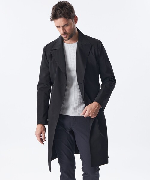 EPOCA UOMO トレンチコート コート ポリエステルアシンメトリー
