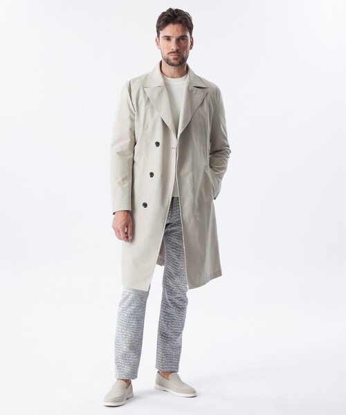 〈新品〉EPOCA UOMO エポカウォモ【M】ライナー付きトレンチコート ライナー付きステンカラーコート(コート)｜EPOCA UOMO(エポカ