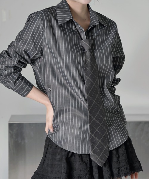 VivienneWestwoodストライプ長袖シャツ　Y2K VivienneWestwoodストライプ長袖シャツ Y2K （Vivienne Westwood