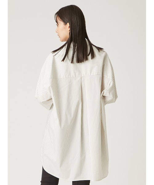FRAY I.D シャツワンピース ボーイフレンドシャツミニワンピース