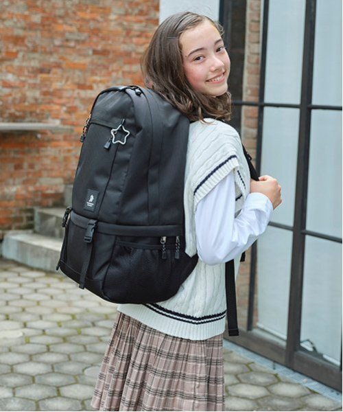 め*る様 【タグ付き未使用品】ポンポネットジュニア　2層式 スクールリュック　大 pom ponette junior（ポンポネット ジュニア） リュック 32L 2層式
