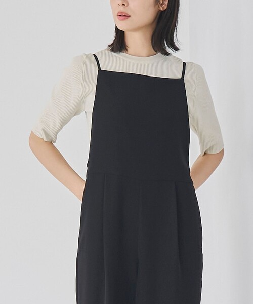 RONEL サロペット オーバーオール ダブルクロスサロペット レディース