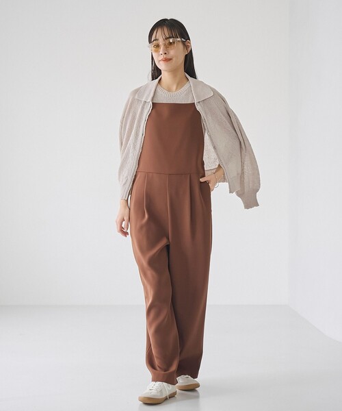 RONEL サロペット オーバーオール ダブルクロスサロペット レディース