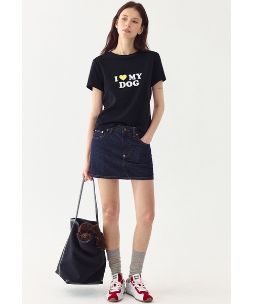 tシャツ レタリングプリント ラウンドネック Tシャツ FC25S163