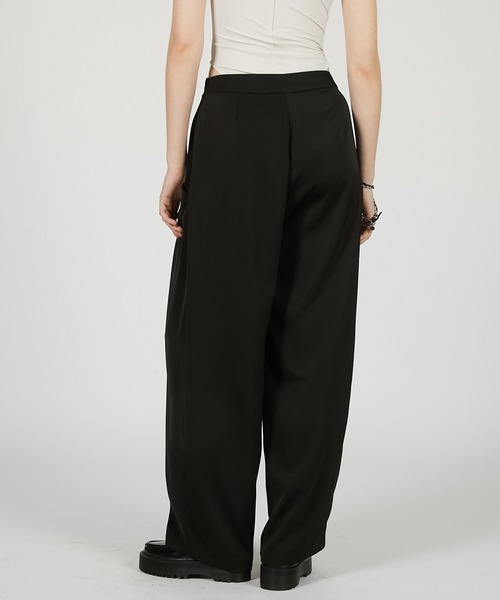 パンツ prank project Front Zip Tack Wide Pants prank project】front Zip Tack Wide Pants
