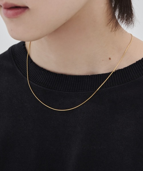 WYZ ネックレス 「 金属アレルギー対応 」シンプルスネークチェーン