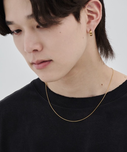 WYZ ネックレス 「 金属アレルギー対応 」シンプルスネークチェーン