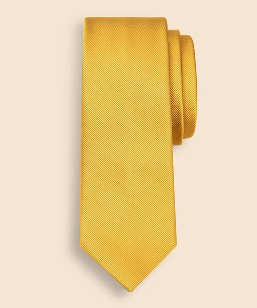 美品BROOKS BROTHERS ソリッドネクタイ BROOKS BROTHERS ネクタイ シルク ソリッド レップタイ Made in
