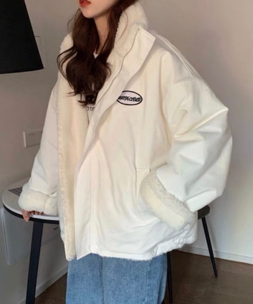 「DIAVEL」 ジップアップブルゾン M グレー レディース_画像5