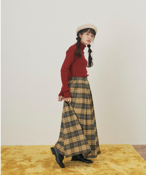「MERLOT」 タートルネックニット FREE マスタード レディース_画像4