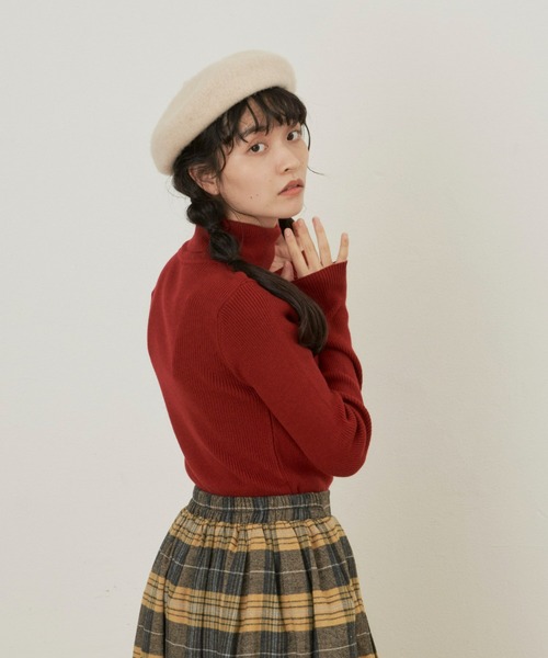 「MERLOT」 タートルネックニット FREE マスタード レディース_画像7