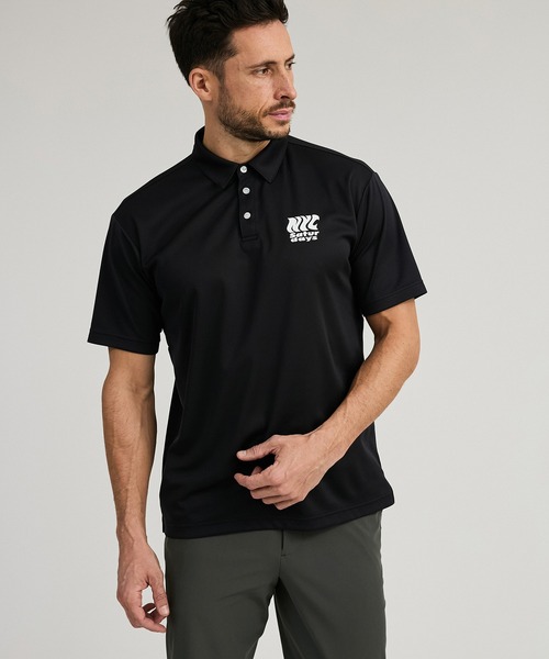 【ブラック（01）】COOL MAX Pique SS Polo ポロシャツ COOL MAX Pique SS Polo メンズ : ZOZOTOWN Yahoo!店