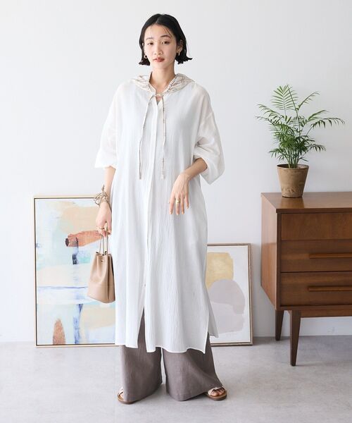 ellie ジョーゼットワンピース 大きいサイズ】レースブラウス×ジョーゼットスカート